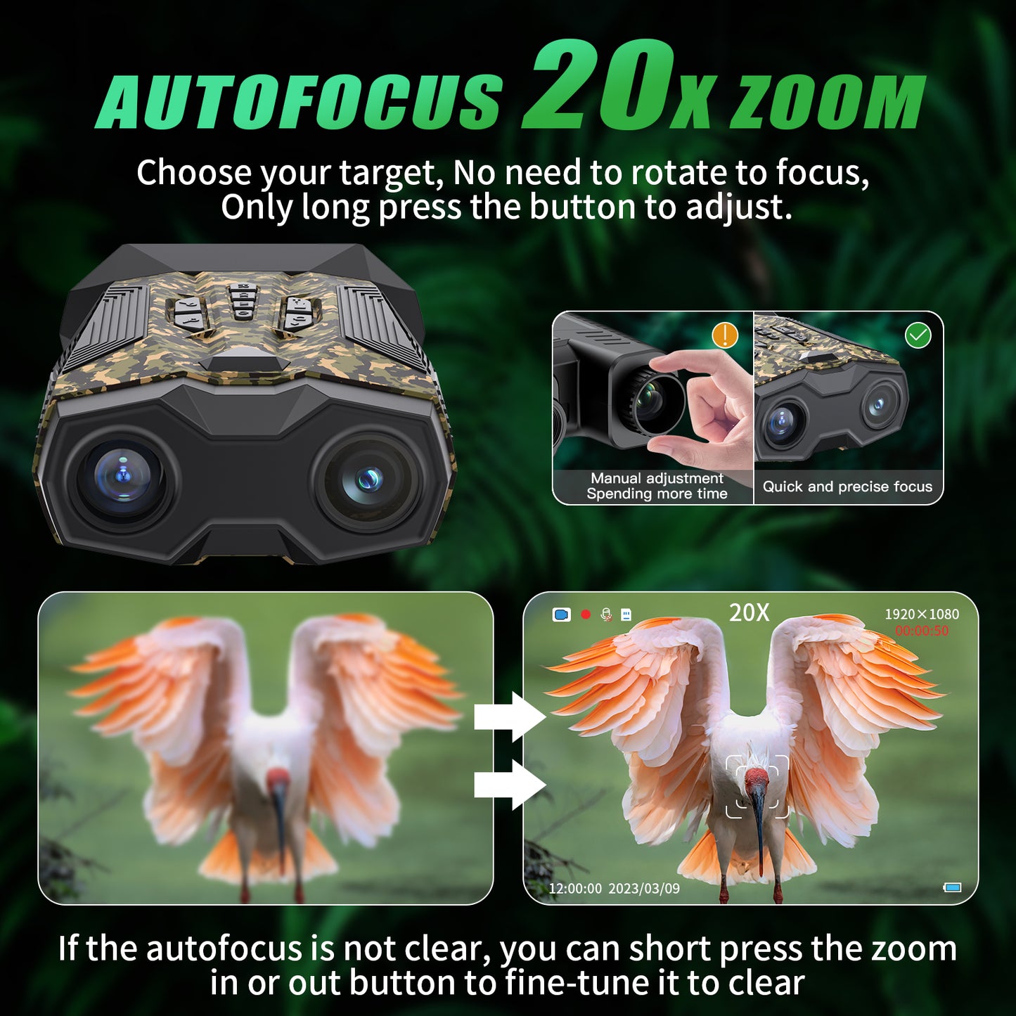 Night Vision Goggles with 32GB SD Card LK600