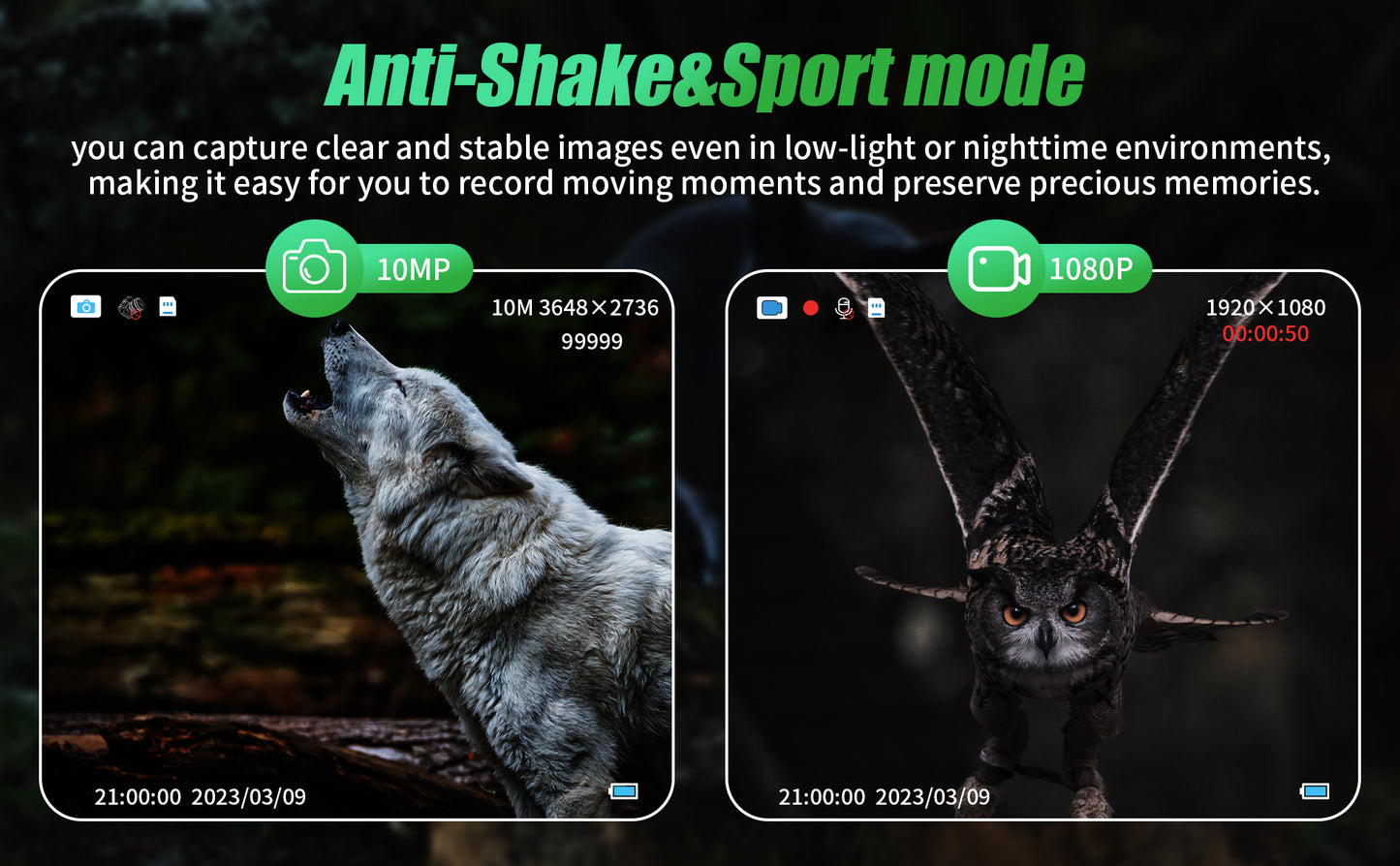 Night Vision Goggles with 32GB SD Card LK600